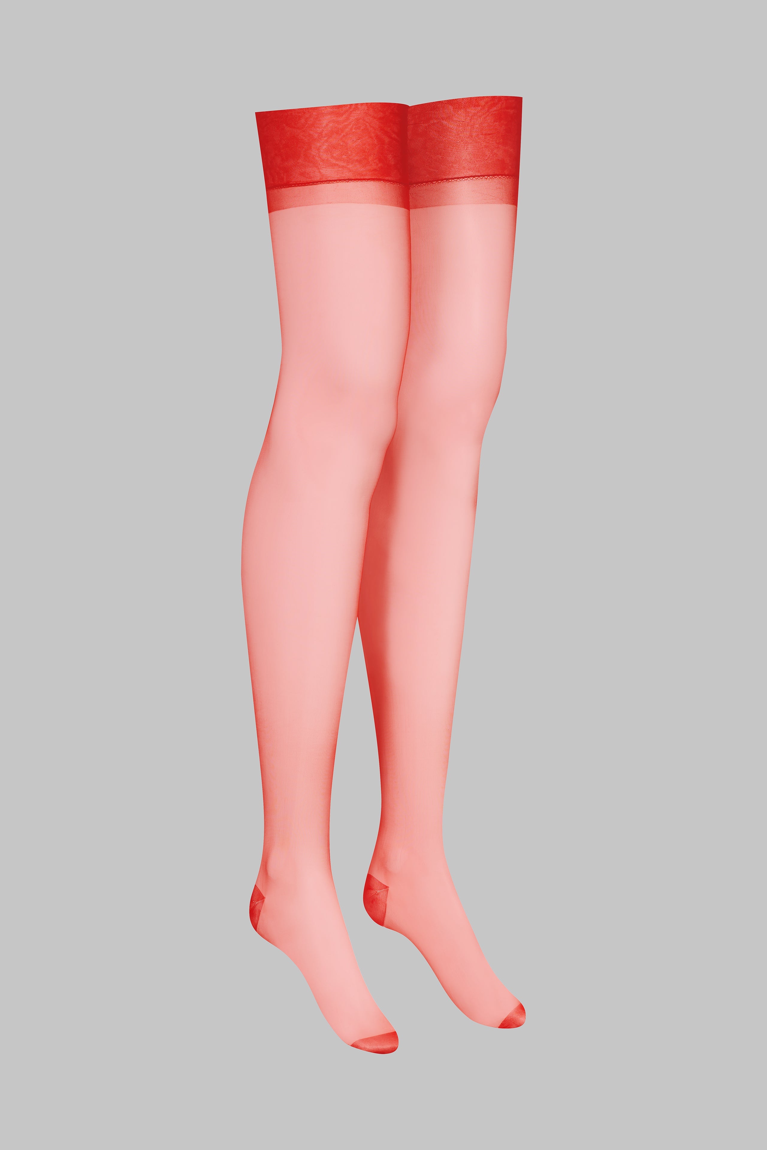 Bas nylon 15D - Rouge - Legwear