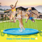 S-4XL Sprinkler Pad for Dogs & Kids