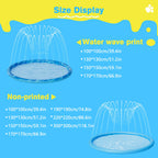 S-4XL Sprinkler Pad for Dogs & Kids