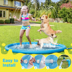 S-4XL Sprinkler Pad for Dogs & Kids