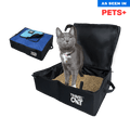 "The Porta-Pawty" Travel Litter Box - Portable Bathroom for Cats