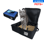 "The Porta-Pawty" Travel Litter Box - Portable Bathroom for Cats