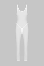 Catsuit ouvrable bretelles - Pure Tentation