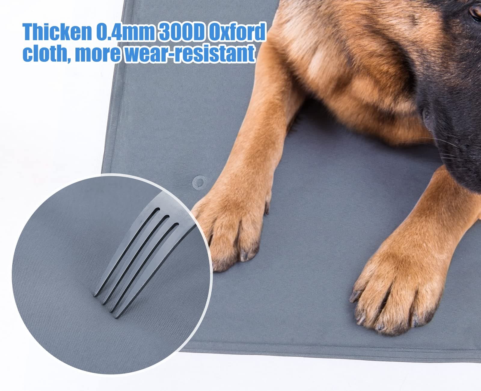 XS-XXL Dog Cooling Mat Grey