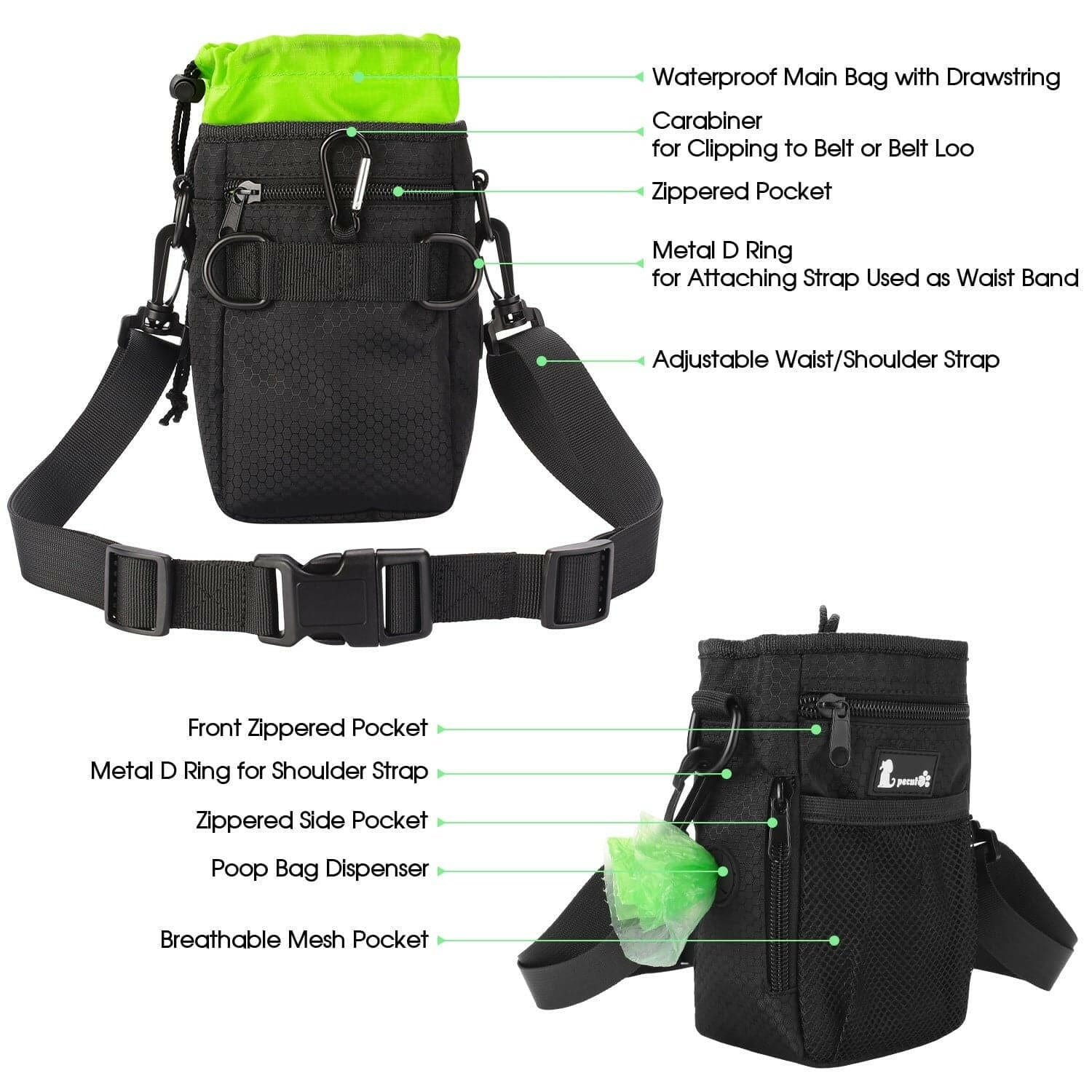 Waterproof Dog Treat Pouch Bag