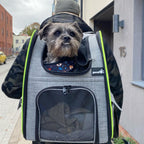 Cat Carrier Dog Backpack Expandable (Grey) - As Seen on TV