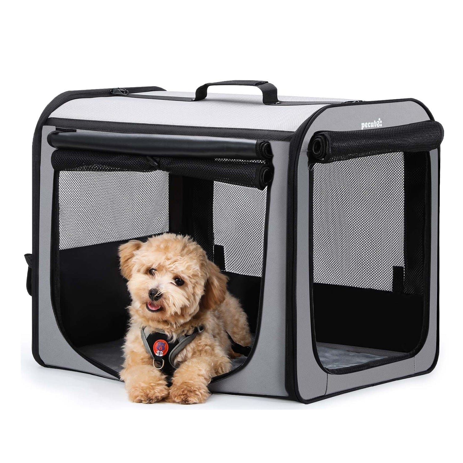 Portable Dog Car Carrier Crate Transportation Carrier Light Weight