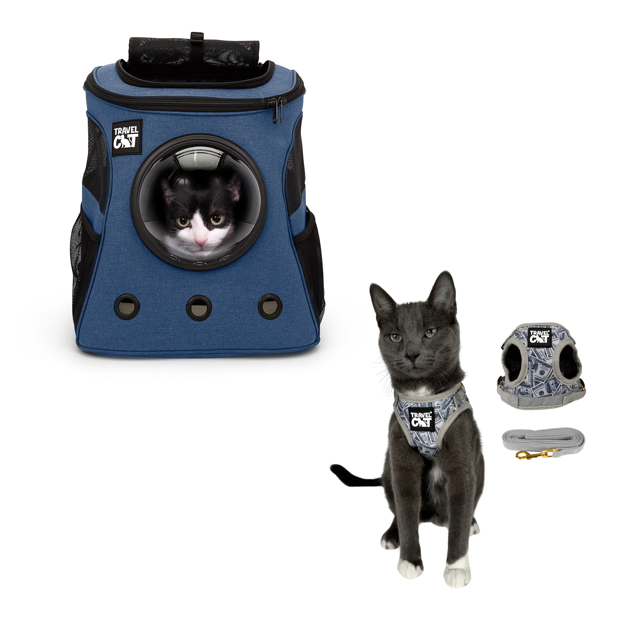 Build Your Own Cat Backpack and Harness Bundle