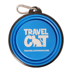 "The Go Anywhere Bowl" Collapsible Travel Pet Food and Water Dish For Cats