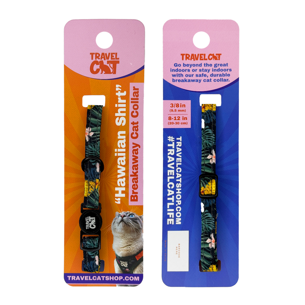 “The Travel Cat” Breakaway Cat Collar