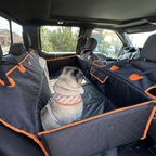 Back Seat Extender for Dogs with 3cm Pearl Cotton