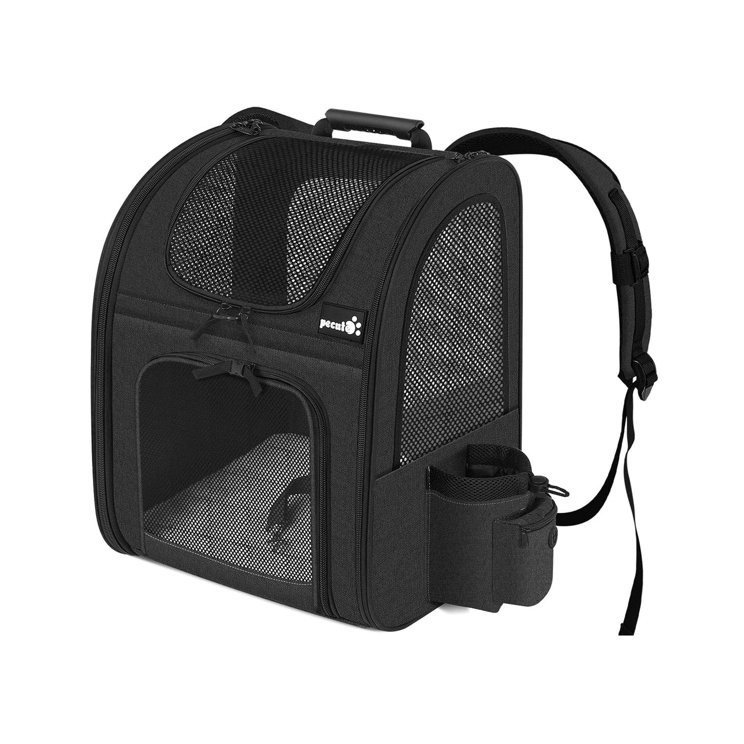 Cat Carrier Dog Backpack (Black)
