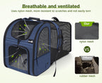 Cat Carrier Dog Backpack Expandable (Blue)