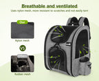 Cat Carrier Dog Backpack (Grey)