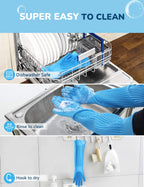 Updated Extension Dog Wash Mitt Bathing Grooming Gloves