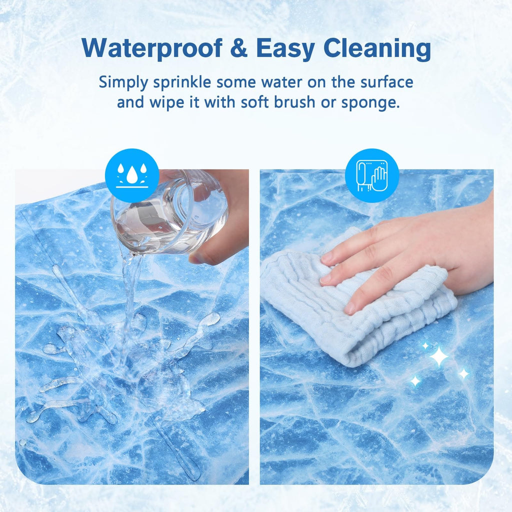 M-XL Dog Cooling Mat Ice Cracks