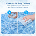 M-XL Dog Cooling Mat Ice Cracks