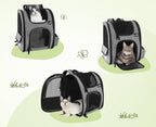 Cat Carrier Dog Backpack (Grey)