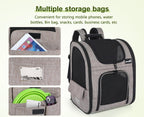 Cat Carrier Dog Backpack Expandable (Khaki)