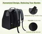 Trapezoidal Cat Carrier Pet Backpack