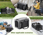 Airline Approved Cat Carrier Expandable Pet Carrier up to 5kg/12lbs